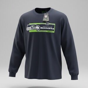 NFL Team Apparel Navy Cotton Shirt